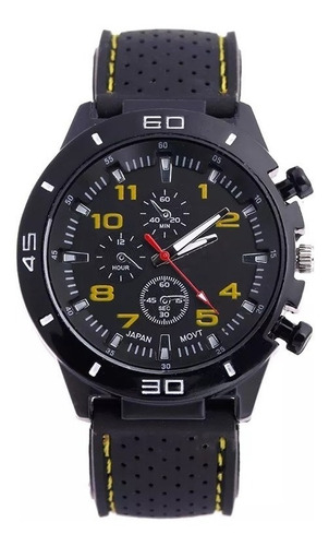 De 12 Relojes Hombre Gt Sport Militar 5 Modelos Correa Negro Bisel Negro Fondo