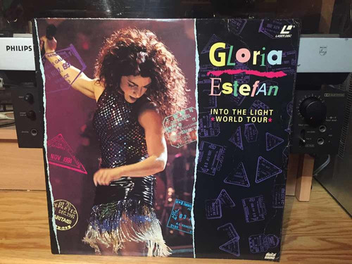 Laser Disc Gloria Estefan Into The Light World Tour