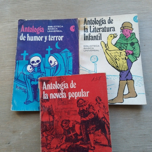 Antología: De Humor Y Terror, Lit. Infantil Y Novela Popular