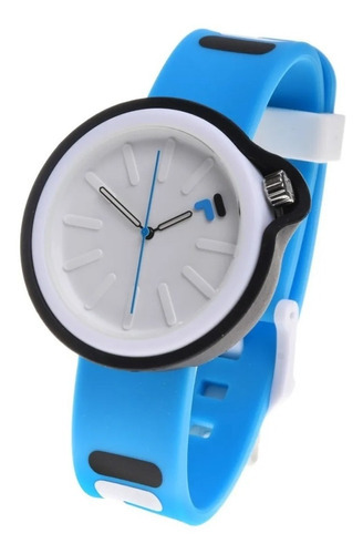 Reloj Fila Unisex Verde Aqua Casual Lifestyle 38315006lbyw Color de la correa Azul 2