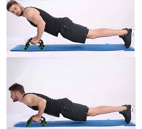 Barras Paralelas Push Up Importadas Flexiones Calistenia Gym Color Black