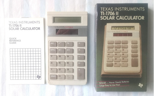 Calculadora Vintage Años 80 Texas Instruments Funcionando