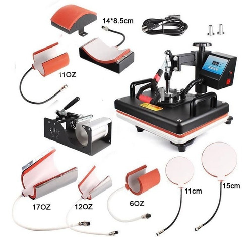 Termofijadora 8 En 1+impresora Epson L1110 + Cinta Y Papel