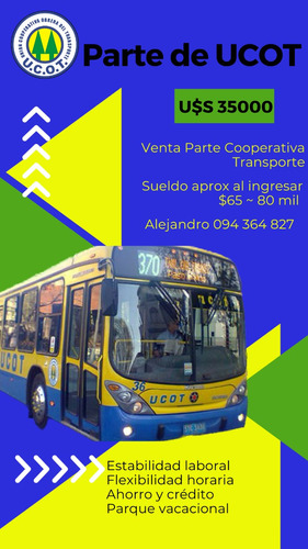 Venta De Participación Social En Cooperativa Ucot