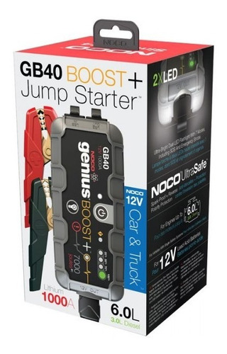 Imagen 2 de 4 de Noco Genius Gb40 Arrancador 1000 Amp Jumper