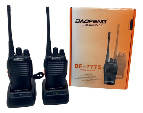 Rádios Comunicador Vhf/uhf/fm Baofeng 777s Profissional 16 C