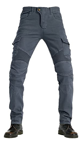 Pantalones De Moto Para Hombre Biker Motocross Jeans De