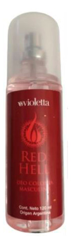 Perfume Red Hell Deo Colonia Masculina Violetta 120ml