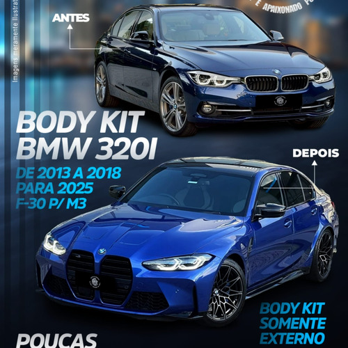 Kit De Transformação Bmw Série 3 F30 Para Visual G80 M3