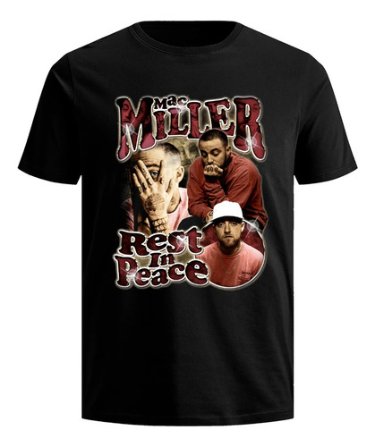 Playera Mac Miller Rap Hip Hop Camiseta Unisex Vintage 005