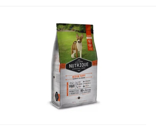 Alimento Para Perro Nutrique Medium Puppy Young 12 Kg Pavo