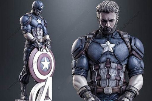 Capitan America Parado- Archivo Stl 3d