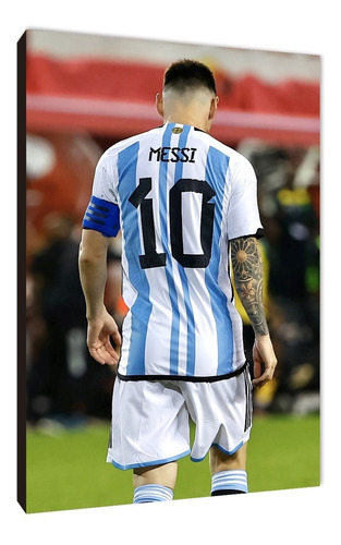 Cuadro Argentina Mundial Qatar 2022 Messi Varios Mod 60x90 3