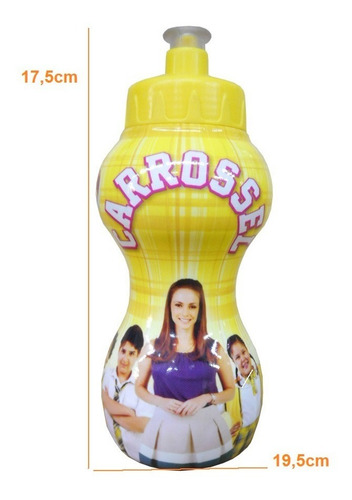 Imagem 4 de 4 de Kit Garrafinha Carrossel 350ml C/ 5 Unid.