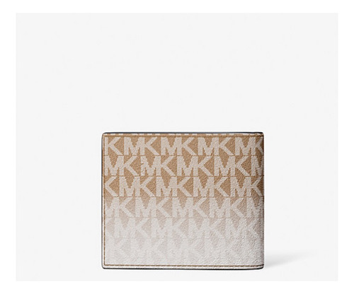 Cartera Mk(michael Kors) 100% Original Y Nueva,de Hombre Marrón Claro Rayas