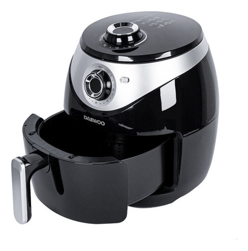 Freidora De Aire Digital Deposito De 4.6l Con Temporizador Color Negro