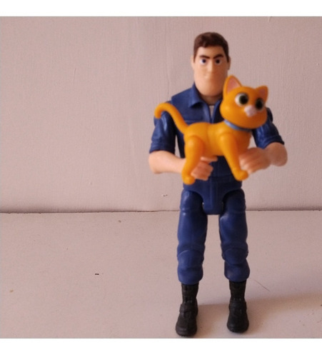 Buzz Light Year Con Gato Sox Figura Mattel Movie 2022 (Usado)