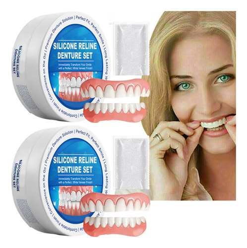 Conjunto De Prótese De Silicone Portátil De 2 Unidades, Sorr
