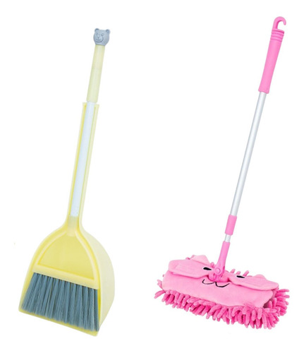 Little Housekeeping Helper Set De Escoba Escoba Amarilla