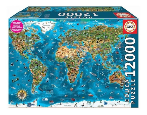 Puzzle 12000 Pcs 214x157cm Maravillas Del Mundo