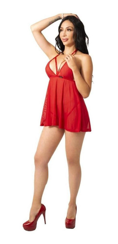 Lencería Sensual Mujer Priscila Babydoll Curvy Bdn001