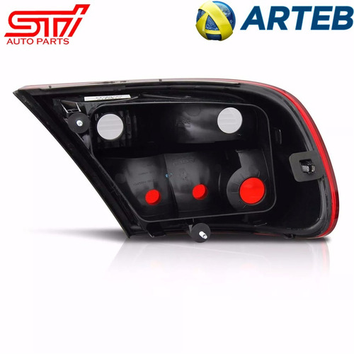 Imagem 2 de 3 de Lanterna Direita Traseira Gol G5 Arteb Cristal 2008 Até 2012