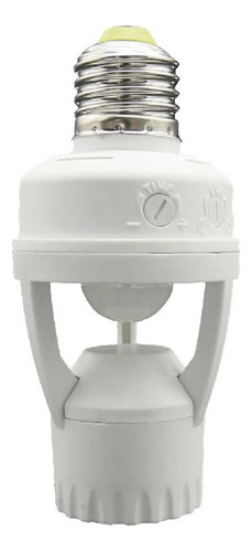 Porta Lámpara Adaptador Sensor De Movimiento 360° Infrarrojo