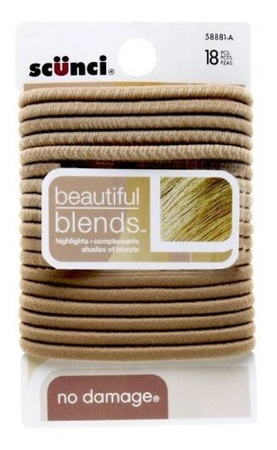 Scunci Beautiful Blends Hair Ties   3 Pack