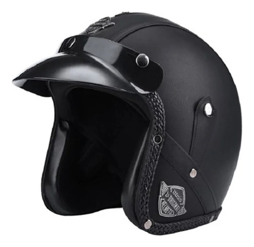 Casco 3/4 Abierto,casco De Moto Vintage Hombre