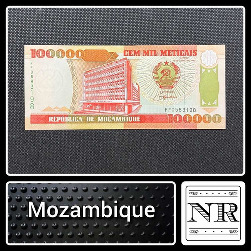 Mozambique - 100.000 Meticais - Año 1993 - P# 139