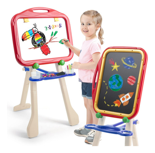 Caballete De Arte Crayola Ajustable Con Borrado En Seco Idea