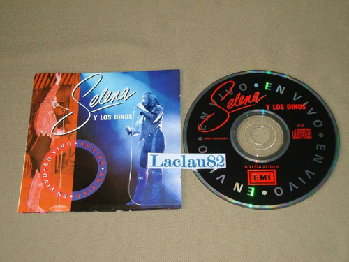 Selena Y Los Dinos En Vivo 1993 Emi Cd Canada Rojo