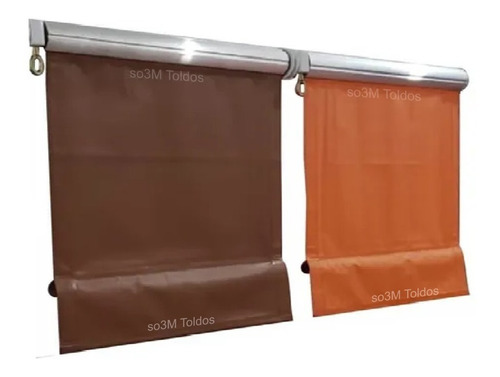 Toldo Retrátil Cortina 1,25 X 2,50 Para Garagem Varanda Casa