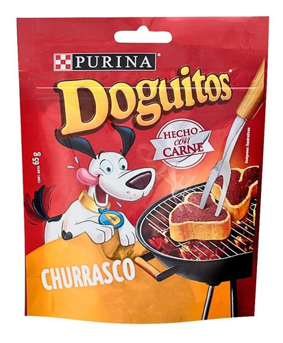 Doguitos Churrasco- Snack Para Perros 65 Gramos