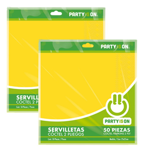 Servilleta Coctel Party Is On 100 Pzs Color Elegir Fiesta