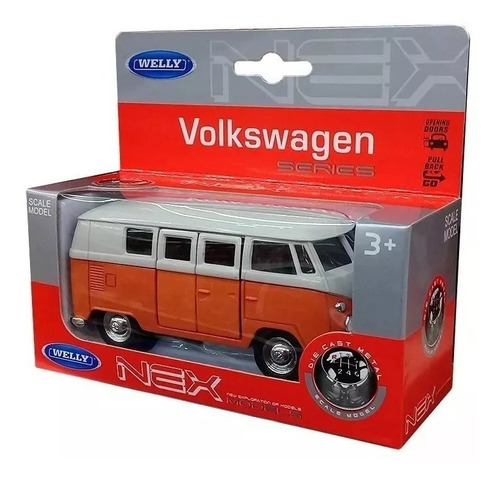 Bus T1 A Escala 1:36 Volkswagen Series - Welly Nex