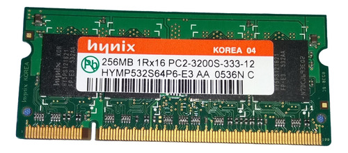 Memoria Ram Sodimm 256 Mb Notebook Laptop Ddr2 Hynix
