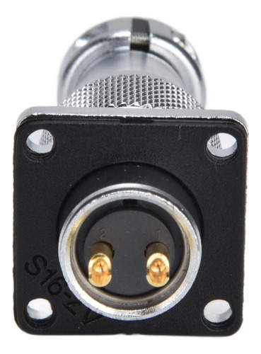 Adaptador De Metal Ws16 Aviation Connector De 2 Pines, Resis