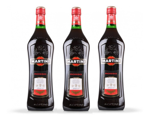 Vermouth Martini Rosso Pack X 3 X 1 Litro - Envíos