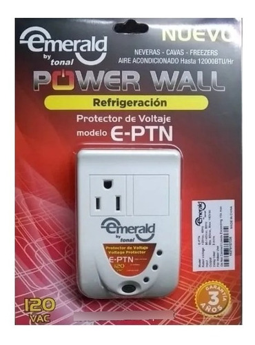 Protector Para Refrigeracion E-ptn 120 Vac Marca Esmerald