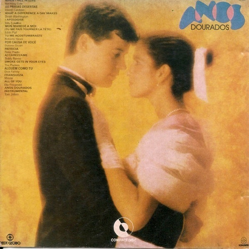 Cd Anos Dourados Trilha Da Minissérie Novela 1988 Original