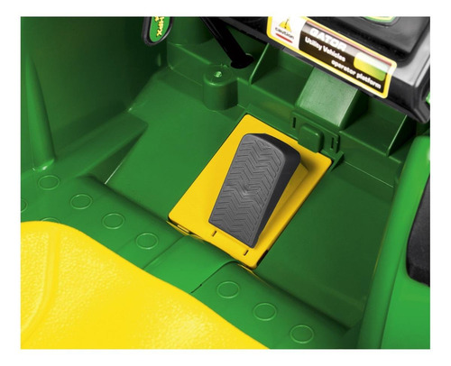 Trator a bateria para crianças Peg Perego John Deere Gator HPX cor verde/amarelo 220V