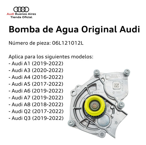 Bomba De Agua Volkswagen Tiguan Allspace 2018 Al 2021