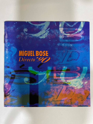 Cd Miguel Bosé Directo 90