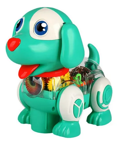 Robot Perro Mascota Engranaje Luces Sonido Danza + Baterias