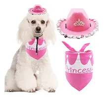 Comprar Pet Show Juego De 2 Sombreros De Vaquero Para Perros Pequeño
