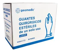 Comprar Guantes Quirurgicos Estériles De Látex Marca Geomedic