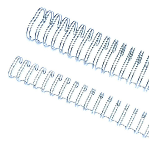 Caixa Espiral Garra Duplo Anel Wire-o 3x1 Ofício 1/2 100 Fls