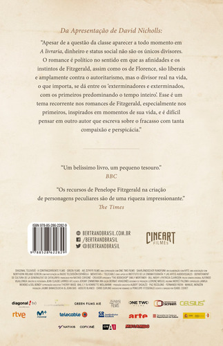 A livraria (Capa do filme), de Fitzgerald, Penelope. Editorial Editora Bertrand Brasil Ltda., capa mole em português, 2018