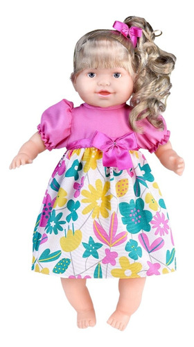 Boneca Thaily Com Cabelo E 30 Frases Falante Menina